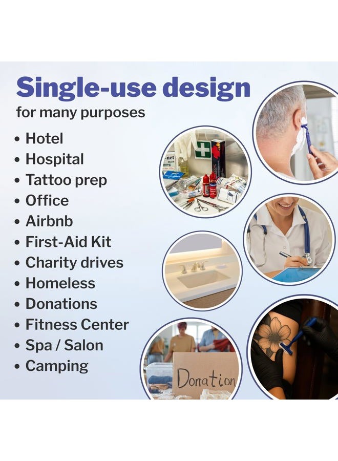 McKesson Twin Blade Razor Disposable - Box of 50 - Model 16-rz50 - Image 4